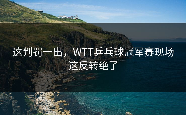 这判罚一出,WTT乒乓球冠军赛现场这反转绝了 这判罚一出,WTT乒乓球冠军赛现场这反转绝了