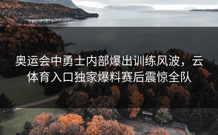 奥运会中勇士内部爆出训练风波，云体育入口独家爆料赛后震惊全队